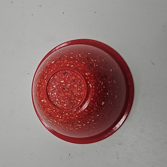Zak Designs Red Confetti 5 1/2 Diameter Melamine Bowl - Picture 3 of 3